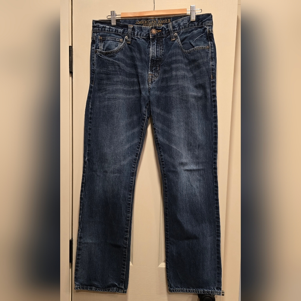 American Eagle Men's Original Straight Denim Jeans 33 X 32